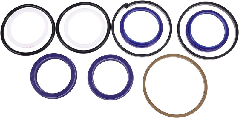 WQSING Power Steering Cylinder Seal Kit 83957762 Compatible with Ford 6610 7710 7610 5610 New Holland TB80 TB85 TB90 TB100 TB110 TB120 6610S 7610S 8010 CAR49101 S.12911 - Image 4